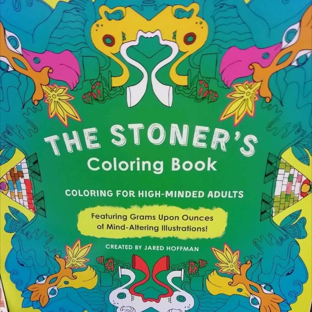 Colorful Adult Canna Themed Coloring Book